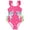 style-01 Rose Chaud, variante sur Gubotare Maillot de Bain Tout-Petit Fille Maillot de Bain Bébé Fille une Pièce Maillot Mignon Élégant Combinaison anti-UV Maillot Volanté Maillots de Bain 4T 5T (Rose,4-5 Ans)