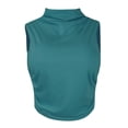 thumbnail image 1 of Mode Femmes T-Shirt Sans Manches Uni Blouse Chemises Gilet Court Ajusté Hauts, 1 of 4