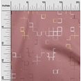 thumbnail image 2 of oneOone Cotton Jersey Dark Peach Fabric Geometric Sewing Craft Projects Fabric Prints By Yard 58 Inch Wide, 2 of 5