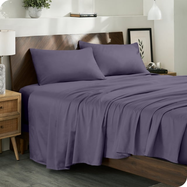 Bare Home 100% Organic Cotton Sheet Set - Sateen Weave