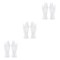 thumbnail image 4 of Decodeary 1Pair Female Mannequin Hand Multifunctional for Ring Finger Props Photograph White Height 8.46 Inch 3Set, 4 of 6