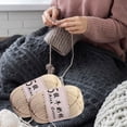 thumbnail image 1 of Clearance Tyidzon Wool Yarn for Crocheting Soft Crochet Thread Yarn, Lightweight Wool Yarn for Crochet Hand Knitting Crocheting Crafting, 1 of 6