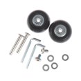 thumbnail image 4 of Youkk Enhanced Performance 2Pcs Rubber Luggage Suitcase Wheels Replacement 50mm Thickness 18mm 5Set, 4 of 6