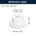 thumbnail image 3 of Unique Bargains 6 Pcs White Plug Holes, T16 Rubber Button Plug for 15mm/0.59' Hole, 3 of 6