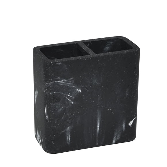 hometrends Black Marble Toothbrush Holder, 1 sandstone toothbrush holder holds toothbrushes and toothpaste