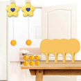 thumbnail image 2 of Children's Hanging Table Tennis Trainer Exercise Equipment Self Training indoor Hanging Table Tennis Yellow 4 Paddles, 2 of 8