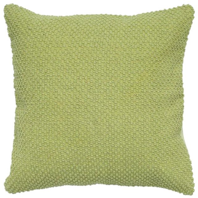 HomeRoots 403129 Coussin Décoratif Moderne Texturé en Nubby Vert