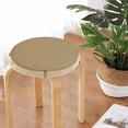thumbnail image 3 of Coussin Rond pour Chaise de Jardin pour l'Extérieur - Coussinet Rond Confortable pour Tabourets de Salle à Manger de Patio avec Quatre Attaches, 3 of 4