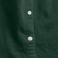 thumbnail image 4 of Chemise Blouse Décontractée pour Femmes en Coton et Lin Uni à Manches Longues, Boutonnée, 4 of 8