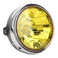 thumbnail image 3 of Motorbike Headlamp, 7in Lens Weatherproof Motorcycle Headlight  For VTEC/VTR 250 Clear Lens,Yellow Lens, 3 of 8
