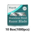 thumbnail image 2 of Waysh Lames de Rasage, Lot Économique Ultime de 1000 Unités pour Barbier, 2 of 7