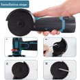 thumbnail image 3 of Amdohai 12V Cordless Brush Angle Grinder Kit, Ginding disc 3 Inch/76mm, Lightweight Angle Grinder Tool w/, 3 of 8