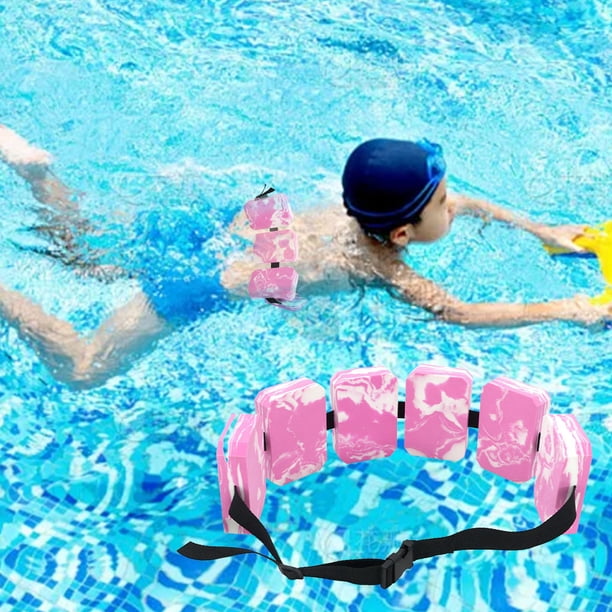 Ceinture flottante de natation - Ceinture d'exercice d'aquagym - Aide à la flottaison en mousse Aqua Fitness - Bleu - Sport