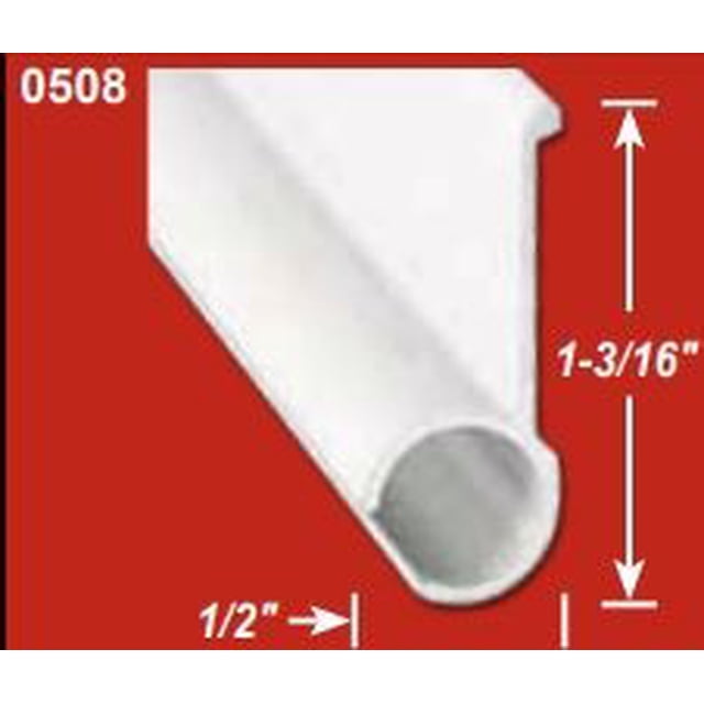 Tringle d'Auvent AP 021-50803-16 Longueur 16 Pieds; Fini Usiné
