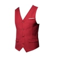 thumbnail image 3 of Gilet de Costume Smoking Formel pour Homme Automne Hiver, Veste Sans Manches, Veste, Pardessus, 3 of 4