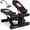 Black, variant on Goplus Mini Stepper for Exercise at Home with Resistance Bands Adjustable Height Black