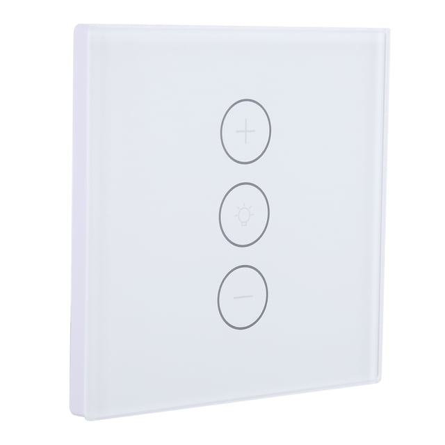 Voice Control Dimmer Switch, Wifi 400W Smart Dimmer Switch Timing For Household White,Black
