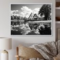 thumbnail image 1 of Designart Farm framed wall art decor, Farm framed wall Art, Reflecting on Rural Life at the Farmhouse , Extra large Country White Framed Wall Art, 20x12 inches White Color Frame, 1 of 5