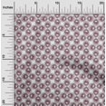 thumbnail image 1 of oneOone Cotton Poplin Fabric Peacock Feather Ikat Print Fabric BTY 42 Inch Wide, 1 of 4