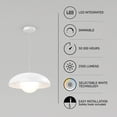 thumbnail image 4 of Artika Boden White LED Pendant Light 3CCT, 4 of 7