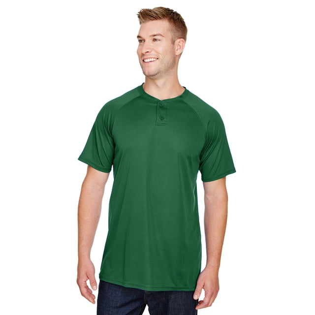 Augusta sportswear Men's Attain Wicking Two Button Baseball Jersey