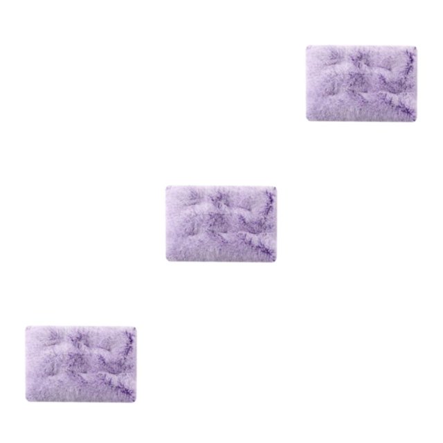 Maytalsory Soft And Comfortable Dog Bed Pets Sweet Dreams Easy To Clean Dog Cage Bed Gradient Purple S 3Set