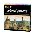 thumbnail image 1 of H&B Oil Colored Pencils Set 72 Color Pre-Sharpened Color Sketch Pencils Art Supplies for Students Adults Artists Drawing Sketching Coloring Books Decoration DIY Projects Present Gift, 1 of 7
