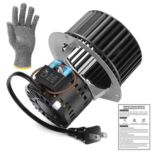 S1101122 Replacement Motor Assembly - 70 CFM High Airflow 1.5 Sones Low Noise Bathroom Exhaust Fan Motor - Easy to Install - Compatible with 744, 744FL, 744NT, 744SFL, 744LED, 744