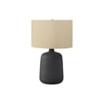 thumbnail image 4 of Monarch Specialties Lighting, 24"h, Table Lamp, Black Ceramic, Beige Shade, Contemporary, 4 of 6