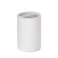 thumbnail image 1 of Mainstays Soft Touch Toothbrush Holder, Rubber coated ceramic, 1 toothbrush holder holds toothbrushes and toothpaste, 1 of 4