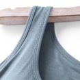 thumbnail image 4 of UPPADA Débardeurs pour Femmes en Modal Rembourré avec Soutien-Gorge Intégré, Col Rond, Camisole Sans Manches avec Soutien-Gorge Sans Armatures, Chandails Ajustés Décontractés, T-Shirt, Grande Taille, Hauts Confortables, Débardeurs d'Été pour Femmes 2025 Bleu Pâle, L, 4 of 7