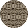 thumbnail image 1 of Ahgly Company Tapis d'Intérieur Ronds Transitionnels Gris Minuit Lavables à la Machine, 6 Pieds Rond, 1 of 7