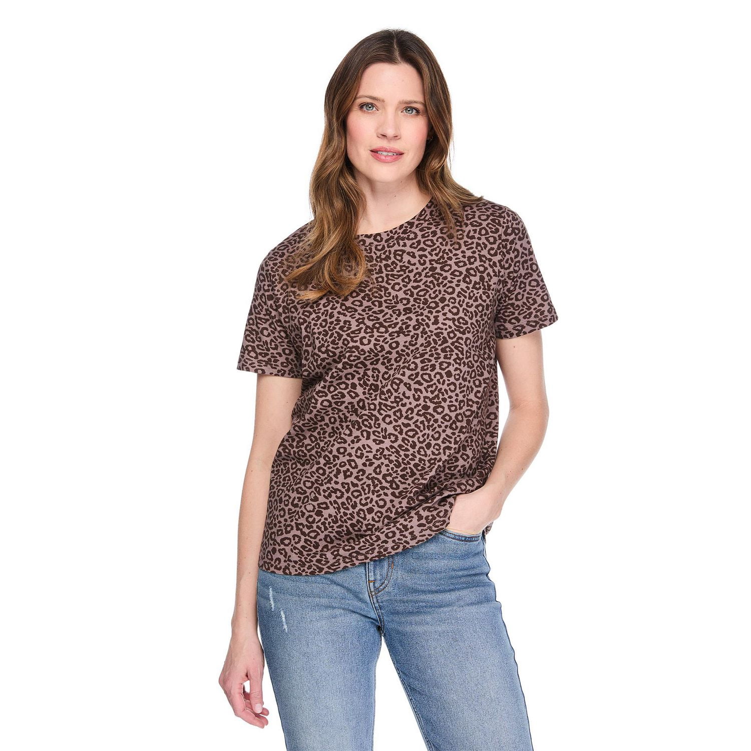 T-shirt à encolure ras du cou George pour femmes