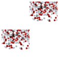thumbnail image 1 of Langgg Paper Scraps Mini Heart Shape Wedding Accessory Plastic Material Confetti Tabletop Ornament for Valentine's Day red silver10mm 2Set, 1 of 6