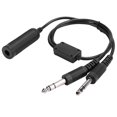 thumbnail image 2 of Earphone Adapter, Professional Helicopter To General Aviation Headset Adapter  For Military Headset To GA Aircraft, 2 of 8