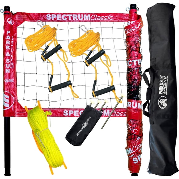Spectrum Classic Outdoor Volleyball Set - Red