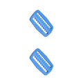 thumbnail image 3 of braveheart Buckle Colourful Lightweight Wear-resistant Waterproof Overall Clasp Replacement Easy Installment Distinctive Design Belt Clip Blue 2Set, 3 of 6