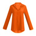 thumbnail image 2 of Women‘s Business Loose Fit Plus Size Button Down Blouses Long Sleeve Tops Green XXL, 2 of 6