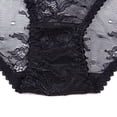 thumbnail image 3 of Sous-vêtements pour Femmes en Maille Transparente Lingerie Broderie Soutien-Gorge et String et Bas, 3 of 4
