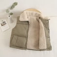 thumbnail image 4 of FAOWME 2025 Winter Children Vest Lamb Coat Green 7-8 Years, 4 of 4