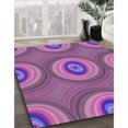 thumbnail image 3 of Ahgly Company Tapis Rectangulaire Lavable en Machine Intérieur Transitionnel Orchidée Violet, 8 Pieds x 12 Pieds, 3 of 7