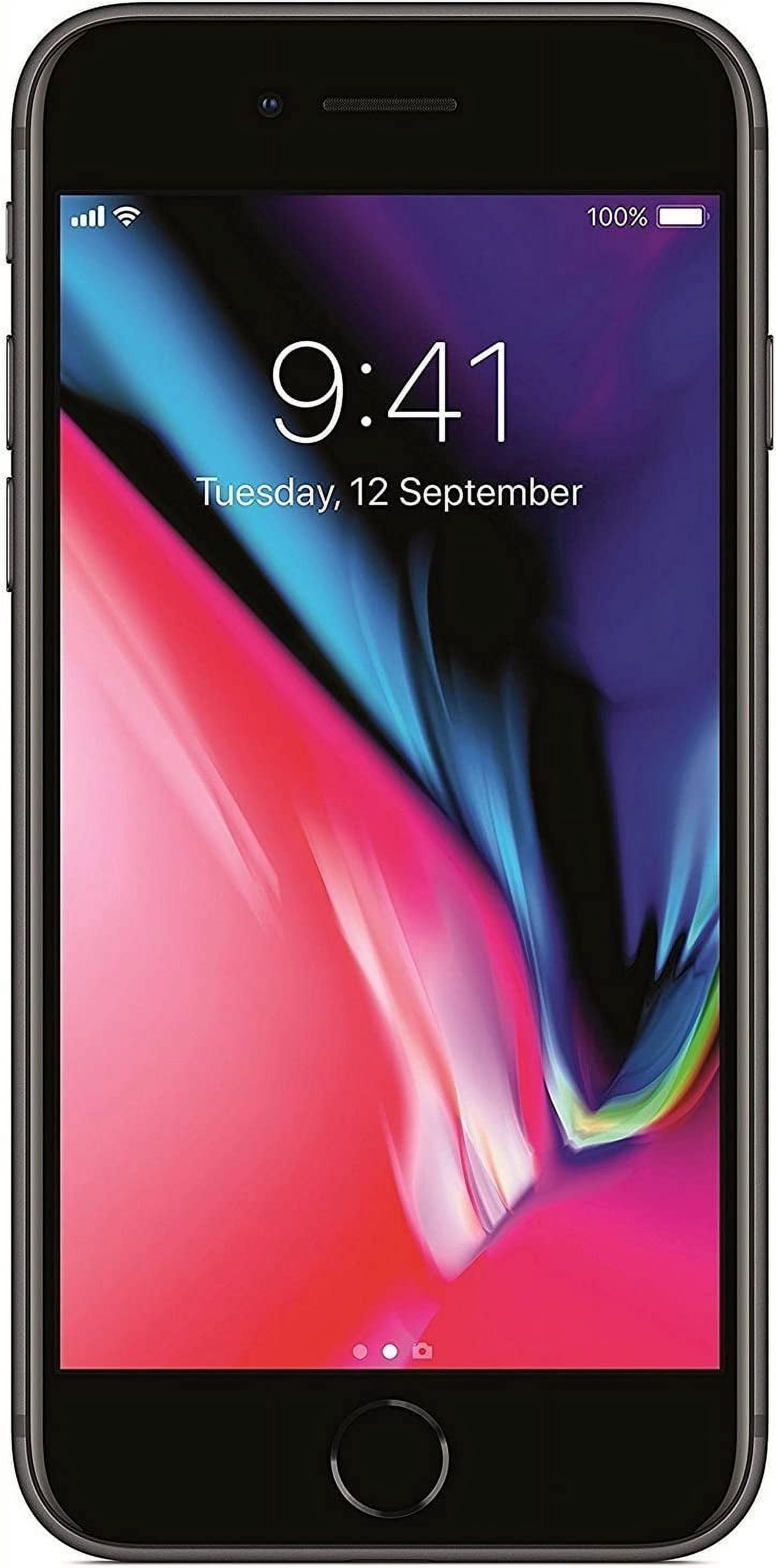 Refurbished Apple iPhone 8 64GB Smartphone Black Unlocked - Certified Refurbished