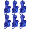 thumbnail image 1 of Amdohai 3mm 13ft Tent Cord Tensioner Set Reflective Rope with Adjuster Camping Canopy Tent Guyline, 1 of 7