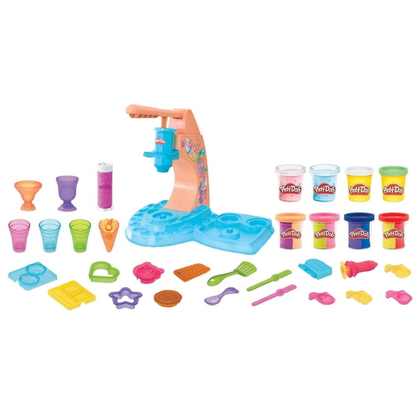 Play-Doh Kitchen Creations Coffret Biscuits En Fête – 10 Accessoires Et 5 Pots De Pâte à Modeler, Cadeau Créatif Pour Enfants Dès 3 Ans