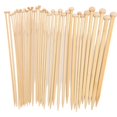 thumbnail image 1 of Bamboo Sweater Knitting , Light Weight 10 Inch Length 36pcs Bamboo Knitting  Set  for Scarves for Beginners, 1 of 8