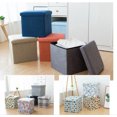 thumbnail image 2 of Coofit Tabouret de Rangement Pliable Cube de Rangement Polyvalent Repose-Pieds pour la Maison, 2 of 10