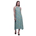 thumbnail image 1 of Bimba Robe Décontractée Florale Longue Dos Nu à Col Licou pour Femmes, Robe de Plage Imprimée - X-Grand, 1 of 6