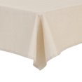 thumbnail image 2 of Unique Bargains 1 Paquet Nappe Rectangulaire, Nappe en Lin Lavable Résistante aux Plis pour Table de Salle à Manger Beige 130x180cm, 2 of 5