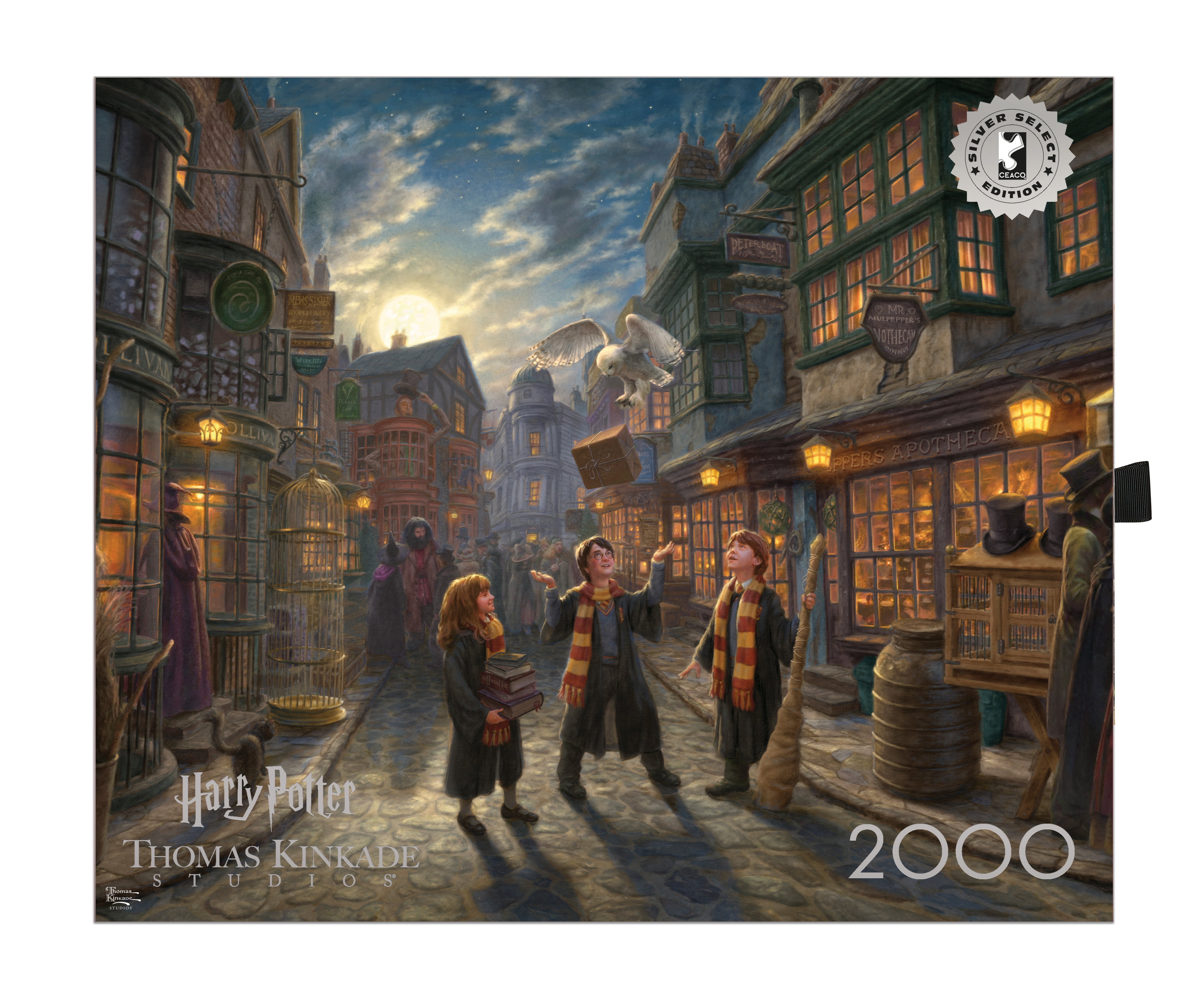 Ceaco Diagon Alley 2000-Piece Interlocking Jigsaw Puzzle for Adults Ages 14-99 Years