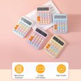 thumbnail image 4 of Calculator,Round Button Lcd Display Suitable Office Cute Candy Display - Button Cute Candy D Suitable 12 Lcd Button Kids Office Button Office Use 12 Button Kids 12 Qisuo, 4 of 7